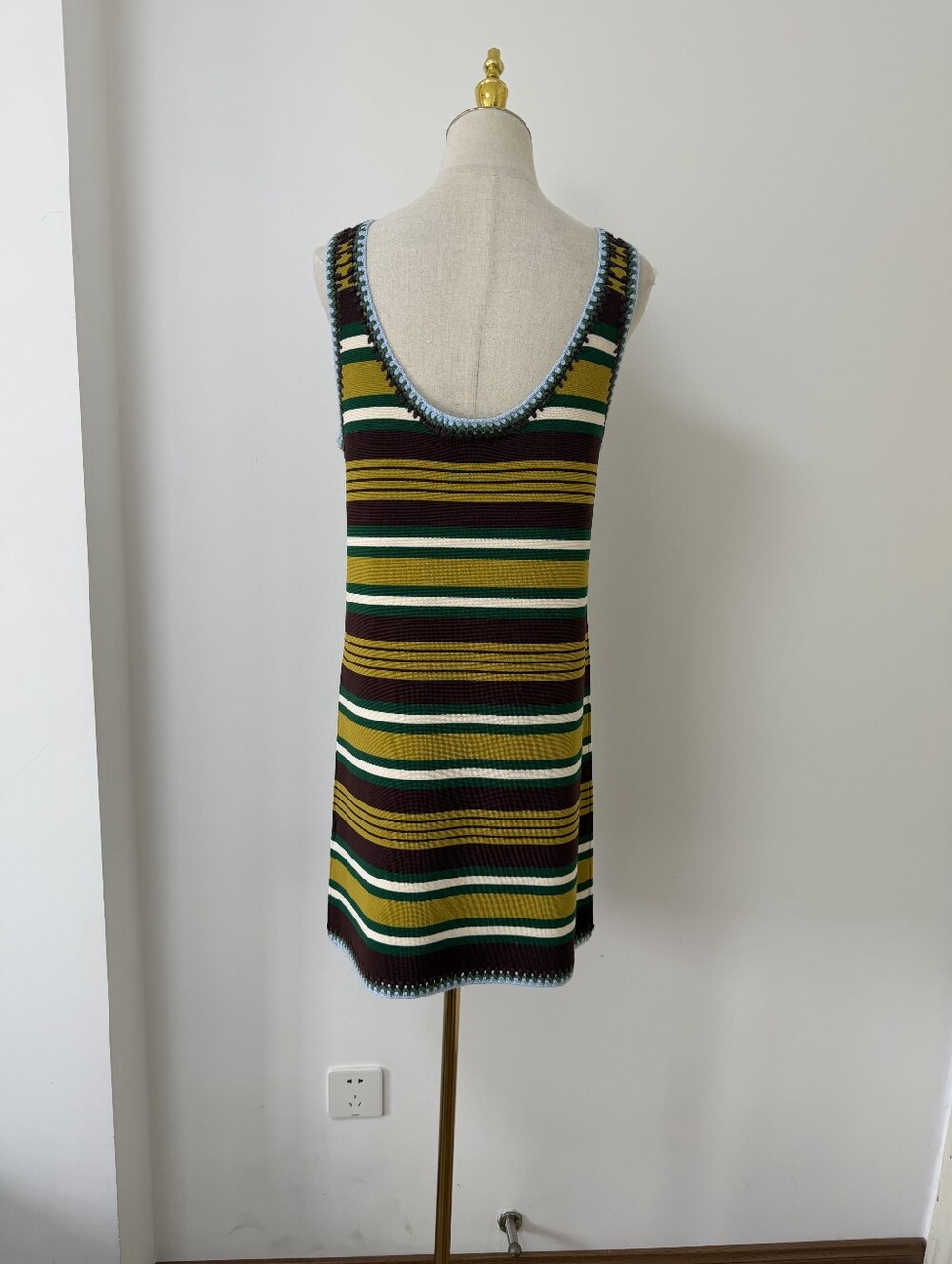 Alemais Clover striped knitted minidress - Picture 7 of 13